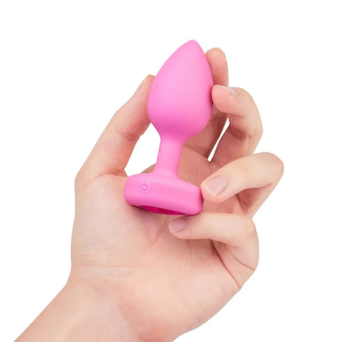 Lady Jane Adult Sex Shop | B Vibe Vibrating Jewel Plug Pink