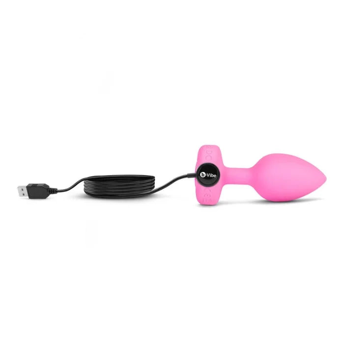 Lady Jane Adult Sex Shop | B Vibe Vibrating Jewel Plug Pink