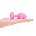 Lady Jane Adult Sex Shop | B Vibe Vibrating Jewel Plug Pink