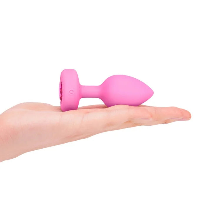 Lady Jane Adult Sex Shop | B Vibe Vibrating Jewel Plug Pink