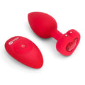 Lady Jane Adult Sex Shop | B Vibe Vibrating Jewel Plug Red