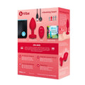 Lady Jane Adult Sex Shop | B Vibe Vibrating Jewel Plug Red