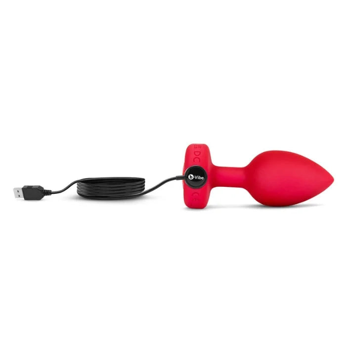Lady Jane Adult Sex Shop | B Vibe Vibrating Jewel Plug Red