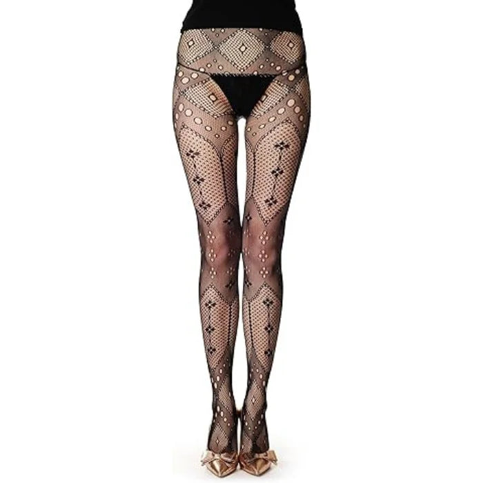Lady Jane Adult Sex Shop | Bacci Fishnet Stockings - Black