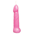 Bachelorette party pink penis shaped candles. pack of 5.