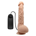 The realistic G-spot curved suction vibrating dildo is a lengthy sex toy that has been designed to feel just like the real thing made from TPR material. The shape of this dildo has been modelled from a real penis so the size, dimensions and features on the toy are completely realistic. With veined textures on the long and curved shaft, round balls with a skin texture and a bulbous head, this lengthy suction dildo is designed to provide amazing sensations.