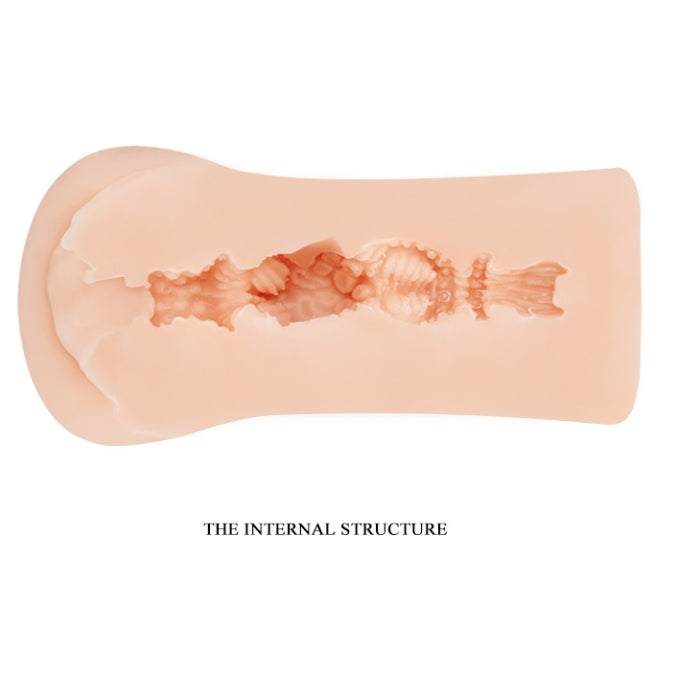 Anatomical fish skeleton illustration on flesh for Baile Crazy Bull ultra silky masturbator