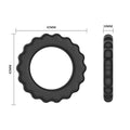 This super stretchy and strong cock ring provides a comfortably snug fit with body safe materials. Just place the ring at the tip of an erect or semi erect penis and roll the ring down to the base of the penis and start banging your partner. The ring can easily be adjusted for comfort.