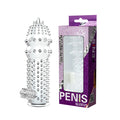 Lady Jane Adult Sex Shop | Baile Textured Penis Sleeve - Clear | Adult Sex Toys for Men, Category_Sex Toys,