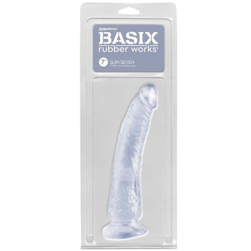 This moderately wide toy is the perfect size for both vaginal and anal satisfaction, and a wide harness compatible suction cup base makes a great handle. Try it on the floor of the bathtub or the wall of the shower. length 7 inches, width 1.75 inches, height 1.5 inches, girth 5.5 inches, diameter 1.75 inches. Insertion length 6.5 inches.