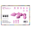 Whether you're looking for an introduction to anal sex toys or extra stimulation during sex, the FeelzToys Bibi butt plug unisex set is an excellent option for you. Dimensions: Small - 77 x 3 x 35 mm, weight: 28g Medium - 87 x 35 x 35 mm, weight: 44g Large - 97 x 4 x 35 mm, weight: 65g
