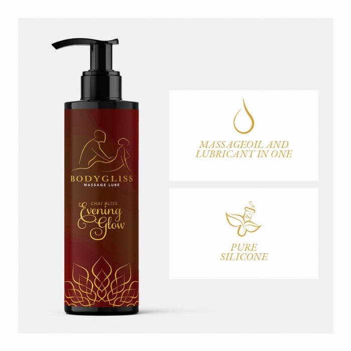 Lady Jane Adult Sex Shop | Bodygliss Massage Oil & Lube - Chai Bliss (150ml)
