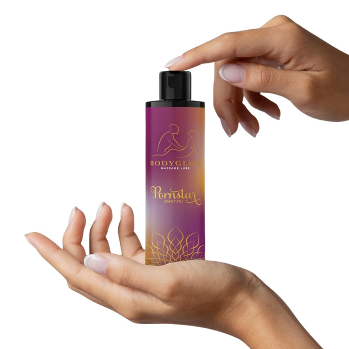 Lady Jane Adult Sex Shop | Bodygliss Massage Oil & Lube - Pornstar Martini (150ml)