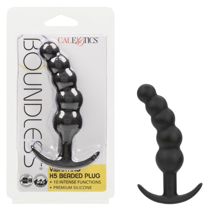 Lady Jane Adult Sex Shop | Boundless Vibrating X5 Beaded Anal Plug