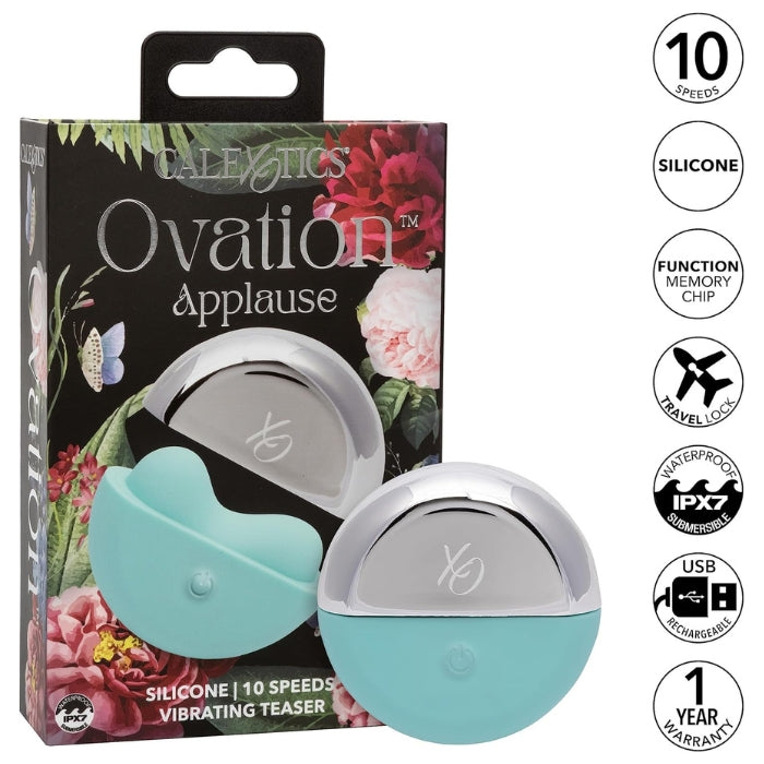 Lady Jane Adult Sex Shop | Calexotics Ovation Applause Clitoral Vibrator - Blue