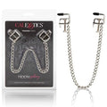 Calexotics padded vises with nickel-free iron black-tipped clamps for sensual stimulation