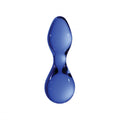 Lady Jane Adult Sex Shop | Chrystalino Seed Glass Anal Plug Blue