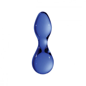 Lady Jane Adult Sex Shop | Chrystalino Seed Glass Anal Plug Blue