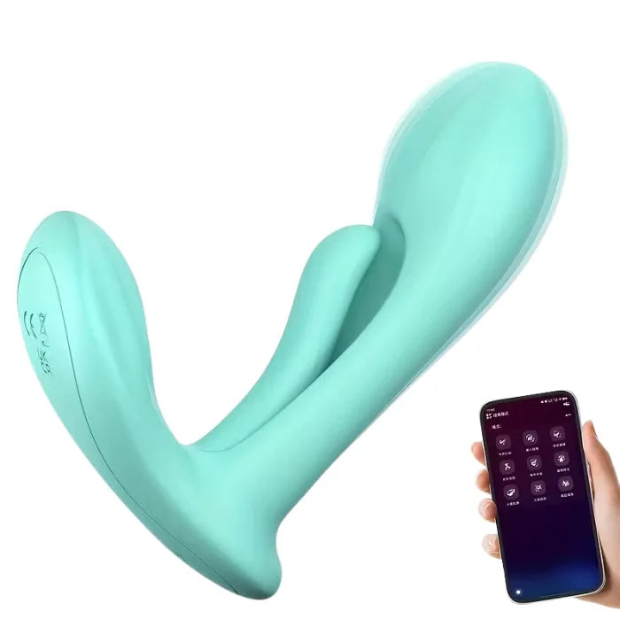 Lady Jane Adult Sex Shop | Clitoral & G-Spot Flap Panty Vibrator - Mint