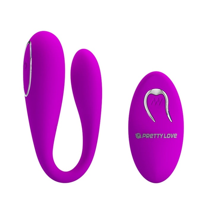 This rechargeable clitoral and G-spot vibrator will bring you and your partner incredible sensual pleasure. Featuring two motors with 12 vibration modes, it is designed for internal and external stimulation during foreplay and sex. It has a user-friendly remote and you can hand over the remote to your partner and enjoy hands-free pleasure. USB supported.