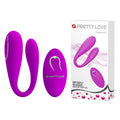 This rechargeable clitoral and G-spot vibrator will bring you and your partner incredible sensual pleasure. Featuring two motors with 12 vibration modes, it is designed for internal and external stimulation during foreplay and sex. It has a user-friendly remote and you can hand over the remote to your partner and enjoy hands-free pleasure. USB supported.
