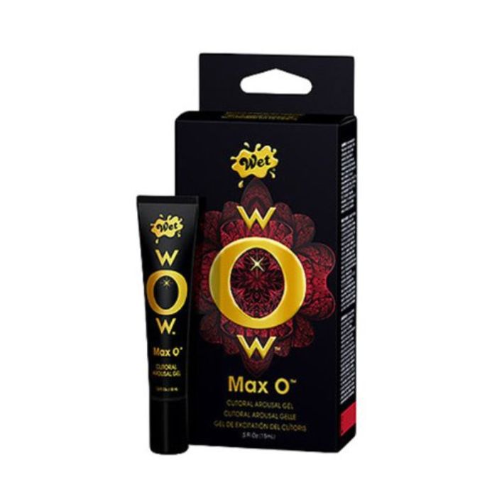 Wet Wow Max O Clitoral Gel is an enhancement liquid to help stimulate the female orgasm. A small amount of gel is applied to the external clitoral region increasing blood flow, lubrication and sensitivity. This gel rapidly creates a pleasurable sensation from mild to strong depending on your sensitivity levels. 