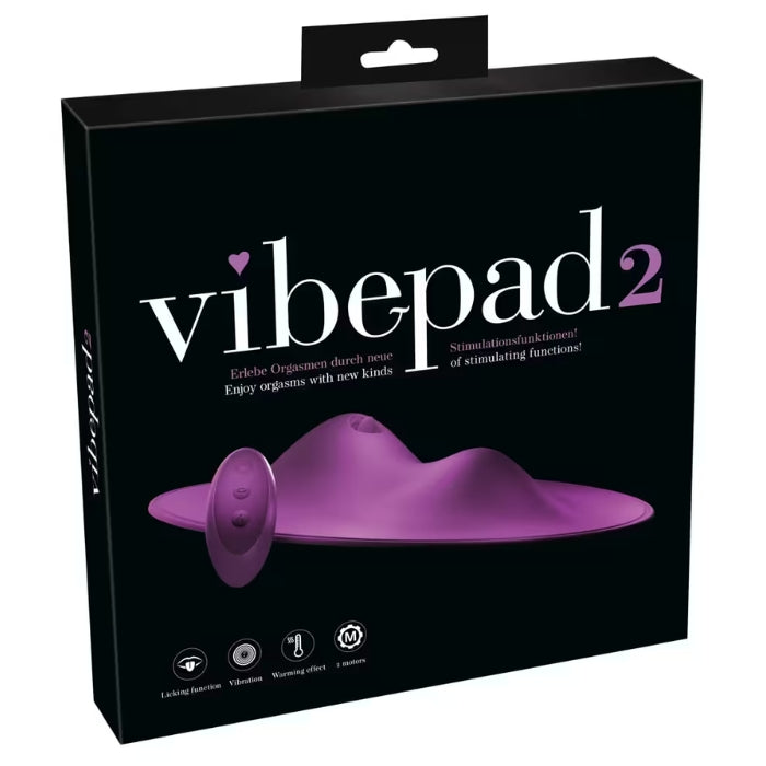 Lady Jane Adult Sex Shop | Clitoral Remote Control Vibepad 2 - Purple