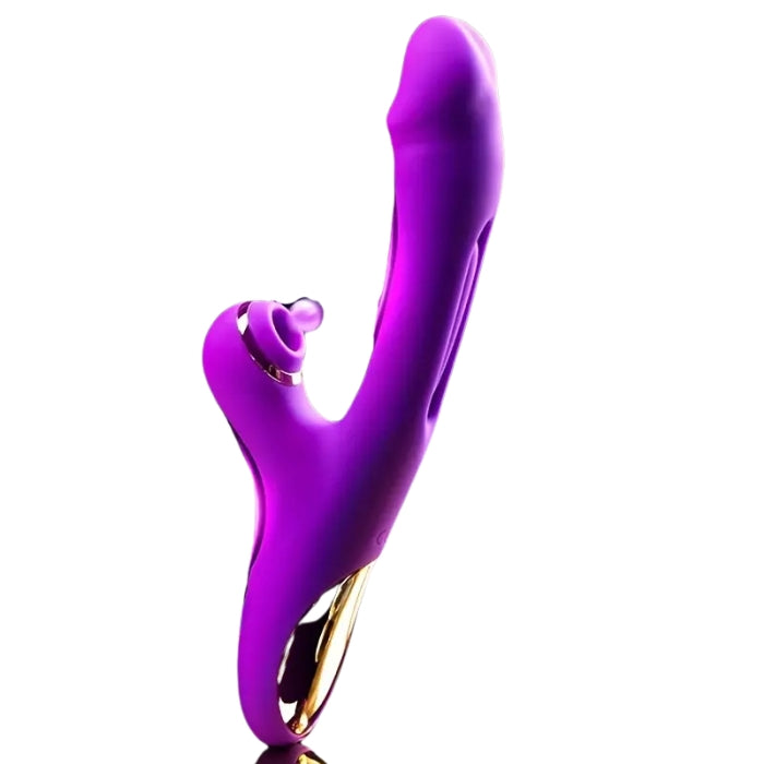 Lady Jane Adult Sex Shop | Clitoral Sucker/Licker and G-Spot Vibrator - Flap Purple