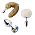 Lady Jane Adult Sex Shop | Cloud 9 3 in1 Magnetic Tails Medium Anal Plug Set