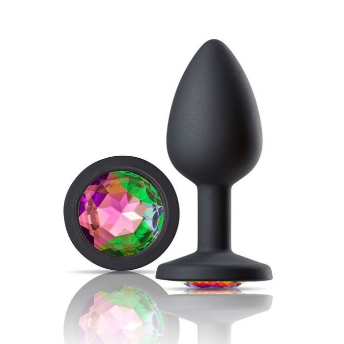 Lady Jane Adult Sex Shop | Cloud 9 Gems Black Silicone Anal Plug - Small