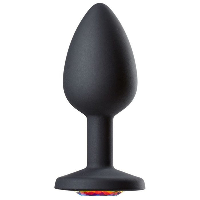 Lady Jane Adult Sex Shop | Cloud 9 Gems Black Silicone Anal Plug - Small