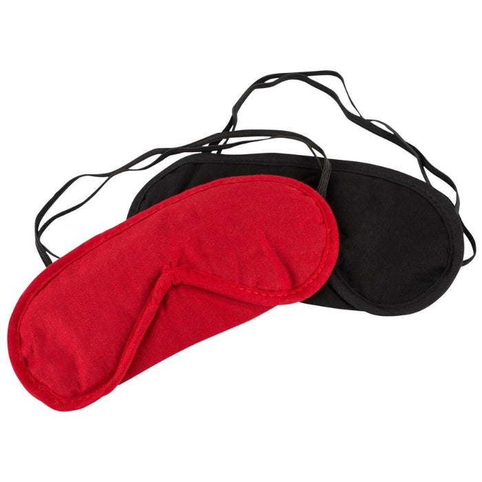Lady Jane Adult Sex Shop | Cottelli Blindfold Set - Red & Black