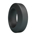 Crazy Bull Brodan black silicone cock ring with matte finish