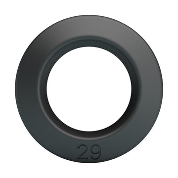 Crazy Bull Brodan black matte cock ring engraved with 29
