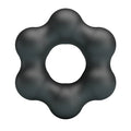 Black Crazy Bull Clauzell flower cock ring in silicone