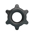 Crazy Bull Ethaniel black silicone gear-shaped cock ring