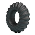 Black ribbed silicone Crazy Bull Fitz cock ring