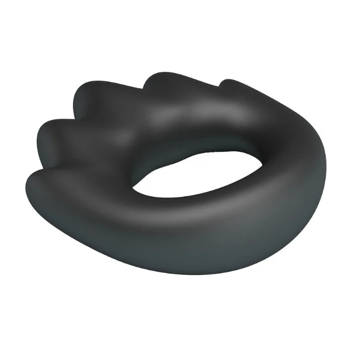 Crazy Bull Habert black silicone hand-shaped cock ring