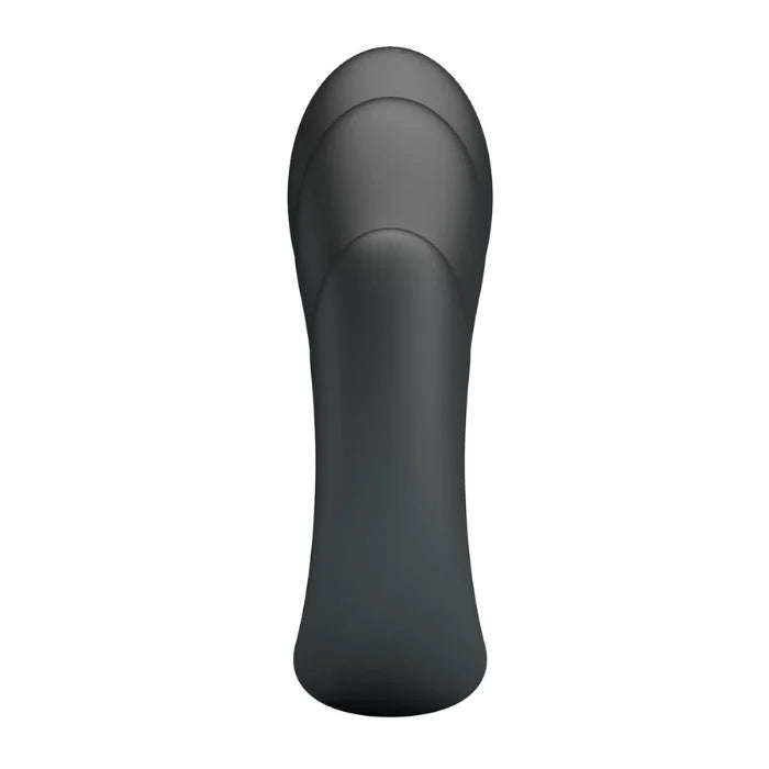Black Crazy Bull Habert cock ring with silicone vibrator