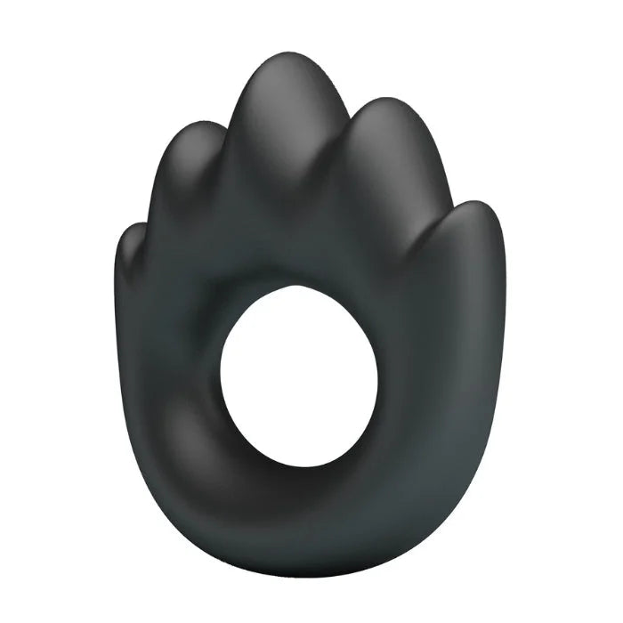Black silicone paw-shaped Crazy Bull Habert cock ring