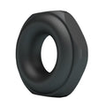 Crazy Bull Jarvius cock ring in black silicone with hexagonal profile