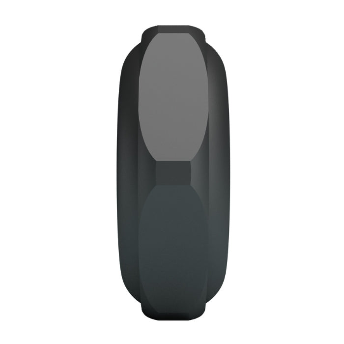 Sleek black Crazy Bull Jarvius cock ring with minimalist silicone design