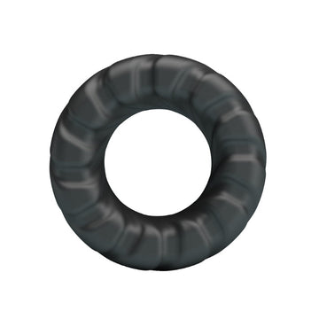 Black textured silicone Crazy Bull Jeriko cock ring