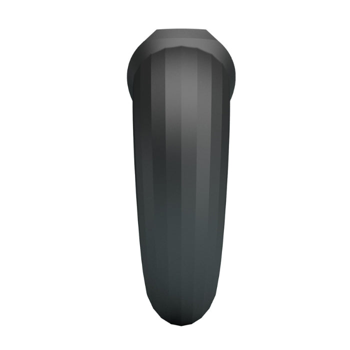 Black Crazy Bull Kayke cock ring with matte silicone mudguard