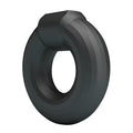 Crazy Bull Kayke cock ring in black rubber with ribbed texture