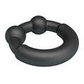 Crazy Bull Meco cock ring in black with three rounded protrusions