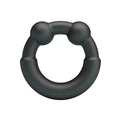 Black Crazy Bull Meco cock ring with silicone protrusions