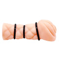 Pink Crazy Bull Michelle firm vagina masturbator with cock rings and silicone toy