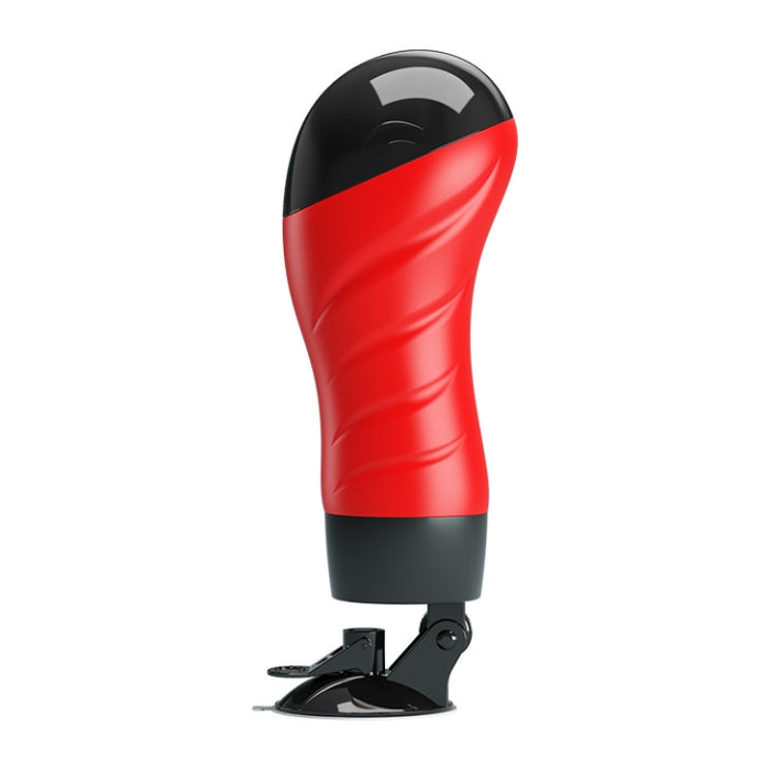 Crazy Bull Vagina Vibrating Masturbator in red with love-skin textured interior