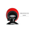 Crazy Bull Vagina vibrating masturbator with red black car alarm